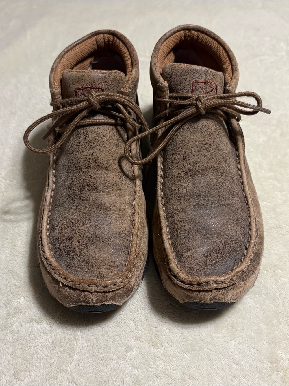 Twisted X Brown Suede Ankle Booties